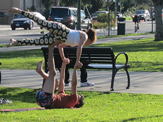 Lake Merritt Acrobats